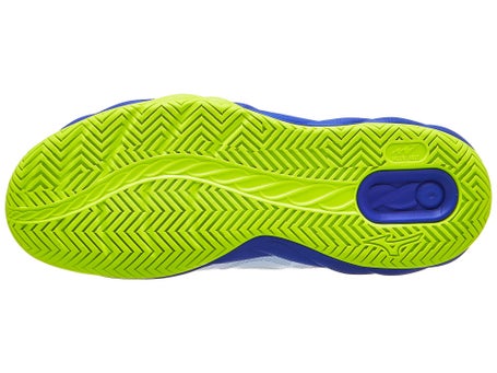 Mizuno Wave Enforce Court AC\White/Blue/Yel Men Shoes