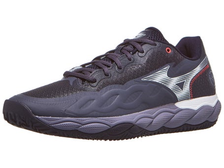 Mizuno Wave Enforce Court Clay\Grey/White/Blue Men Shoe
