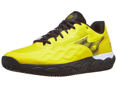 Mizuno Wave Enforce Court Clay\Yellow/Black Men Shoe
