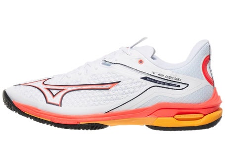 Mizuno Wave Exceed Tour 6 AC\Wht/Coral/Citrus Men Shoe