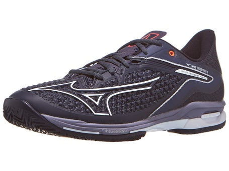 Zapatillas hombre Mizuno Wave Exceed Tour 6 Gris Blanco Azul TIERRA BATIDA