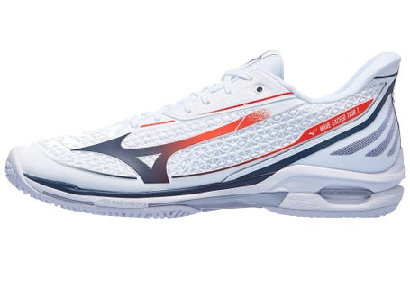Mizuno Wave Exceed Tour 7 AC\White/Blue/Orange Men Shoe
