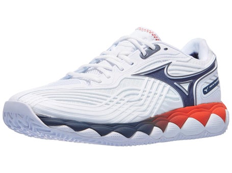 Mizuno Wave Enforce Tour 2 Clay\Wh/Blue/Or Men Shoes