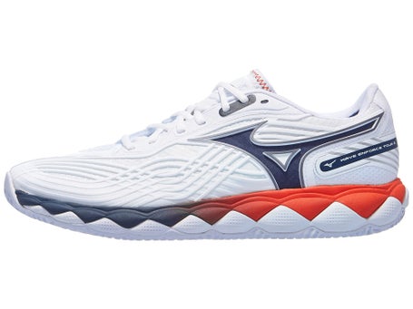 Mizuno Wave Enforce Tour 2 Clay\Wh/Blue/Or Men Shoes