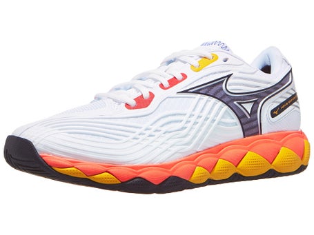 Chaussures Homme Mizuno Wave Enforce Tour 2 White Blue Coral TOUTES SURFACES