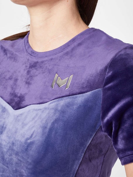 Mouratoglou Apparel Womens Paris Velvet Match Top