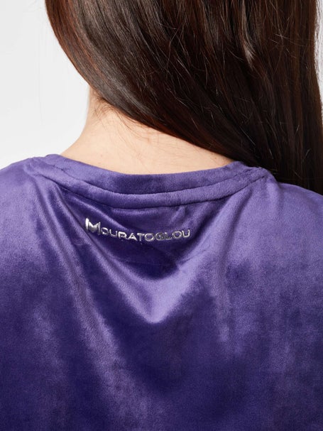 Mouratoglou Apparel Womens Paris Velvet Match Top