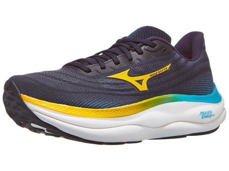 Mizuno Wave Sky 9\Mens Shoes\Baritone Blue/Citrus
