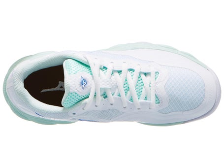 Mizuno Wave Enforce Court Clay\White/FrBl/Bay Wom Shoe