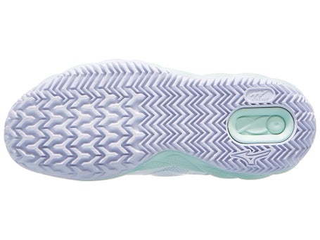 Mizuno Wave Enforce Court SANDPLATZ Damenschuh Weiß Bay