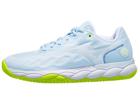Mizuno Wave Enforce Court Clay\Ice/Yellow Wom Shoe