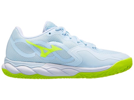 Mizuno Wave Enforce Court Clay\Ice/Yellow Wom Shoe