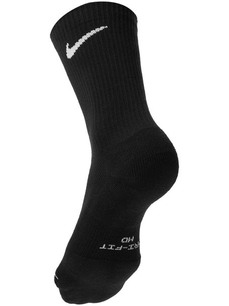 Nike Tennis 6-Pack Elevated Crew Socks Black