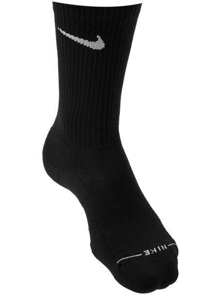Nike Tennis 6-Pack Elevated Crew Socks Black