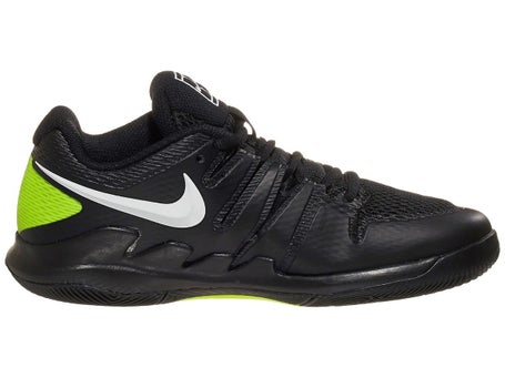 NikeCourt Vapor X Black/White/Volt Junior Shoes