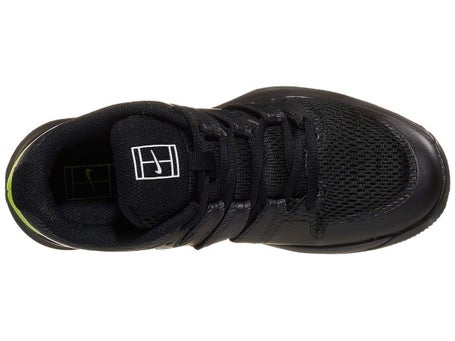 NikeCourt Vapor X Black/White/Volt Junior Shoes