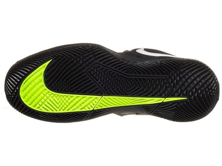 NikeCourt Vapor X Black/White/Volt Junior Shoes