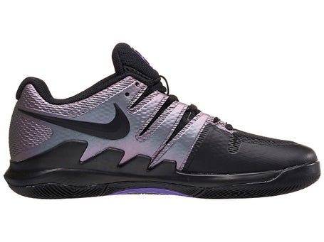 NikeCourt Vapor X Black/Psychic Purple Junior Shoes