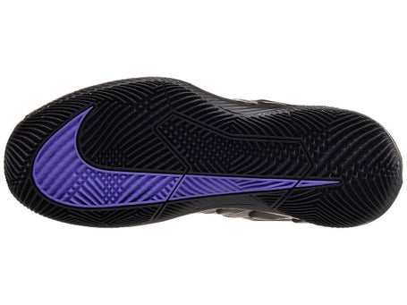 NikeCourt Vapor X Black/Psychic Purple Junior Shoes