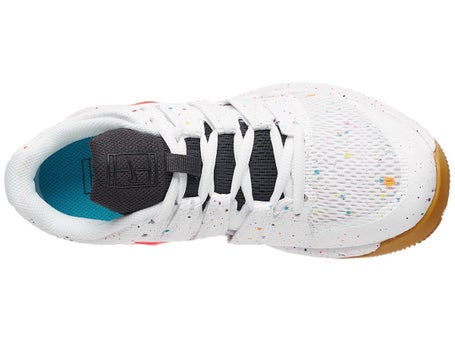 NikeCourt Vapor X White/Crimson Junior Shoes