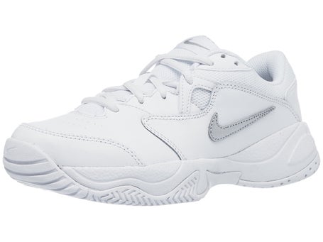 Nike Court Lite 2 White/Metallic Junior Shoes
