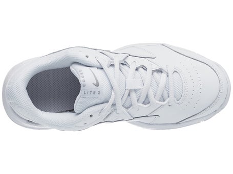 Nike Court Lite 2 White/Metallic Junior Shoes