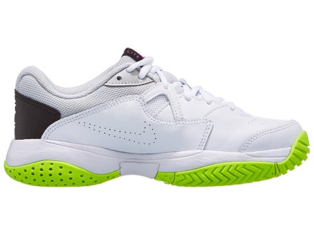 Nike Court Lite 2 White/Pink/Lime Junior Shoes
