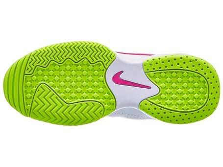 Nike Court Lite 2 White/Pink/Lime Junior Shoes