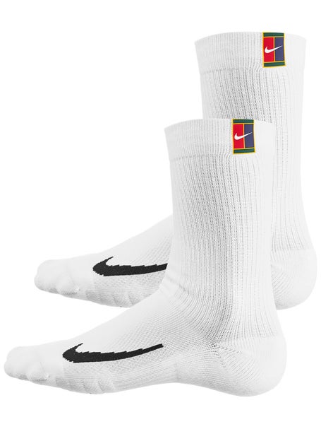 NIke Court Multiplier Cushioned Crew Socks - White