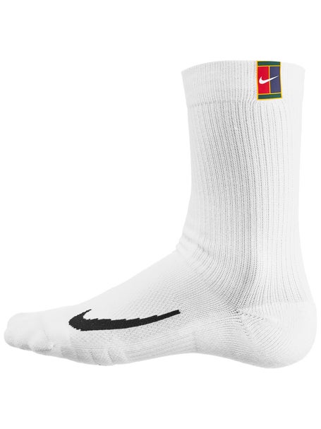 Nike Court Multiplier Crew Cushioned Socks 2pcs Unisex Socks White