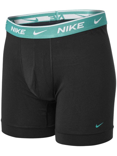 Nike Mens Cotton Stretch 3-Pack Boxer Brief - Bk/Rd/Ye
