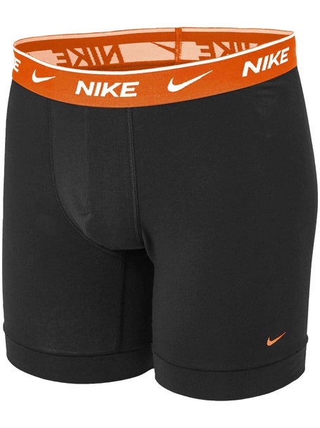 Nike Mens Cotton Stretch 3-Pack Boxer Brief - Bk/Rd/Ye