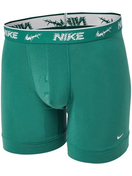 Nike Mens Cotton Stretch 3-Pack Boxer Brief - Bk/Gn/Bl