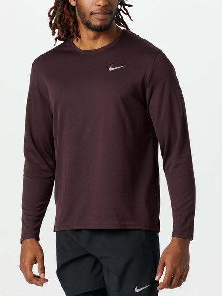 Nike Mens Winter Dri-Fit Miler HZ Longsleeve Top