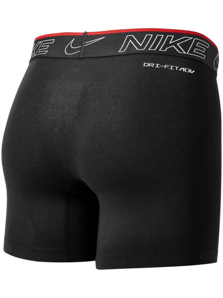 Nike Mens Elite Cotton Stretch 2-Pack Boxer Brief - Bk