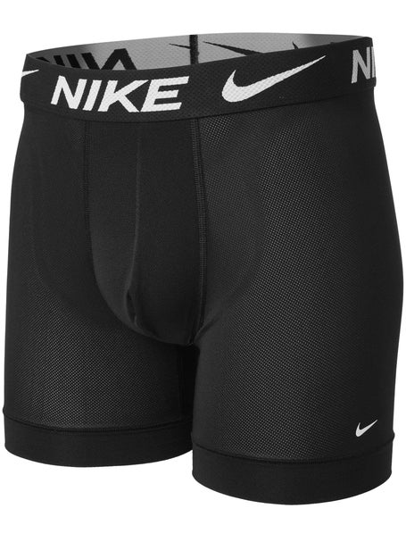 Nike Mens Elite Breathe 3-Pack Trunk - Bk/Bl/Ye