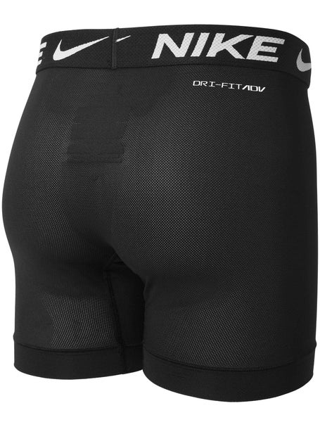 Nike Mens Elite Breathe 3-Pack Trunk - Bk/Bl/Ye