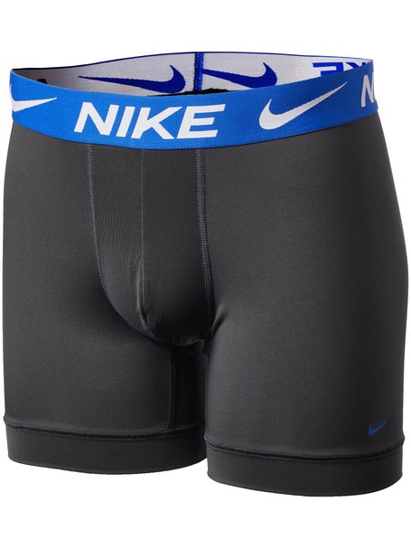 Nike Mens Essential Micro 3-Pack Boxer Brief - Gy/Bl