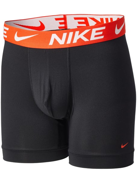 Nike Herren Essential Micro Boxershorts 3er Pack Schwarz Blau Rot