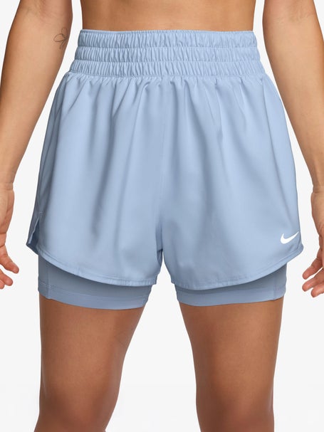 Nike Damen Herbst Dri Fit High Rise 2 in 1 Shorts