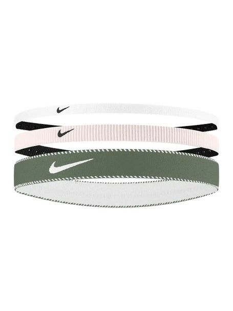 Nike Flex Elastic Hairbands 3PK Khaki/White