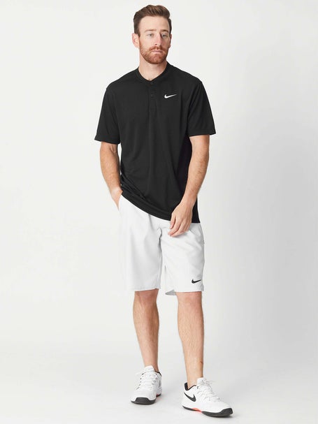 Polo Nike Court Dri-Fit Advantage (Homme) - Noir/Blanc