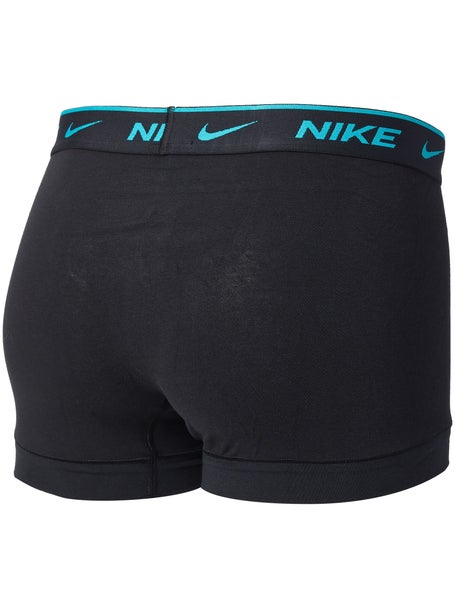 Nike Mens Cotton Stretch 3-Pack Trunk - Black/Blue
