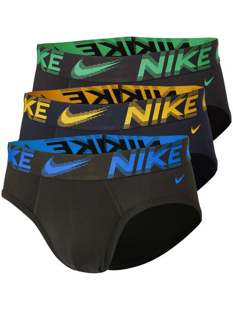 Nike Mens Essential Micro 3-Pack Brief - Black