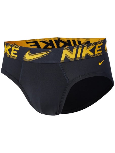 Nike Mens Essential Micro 3-Pack Brief - Black