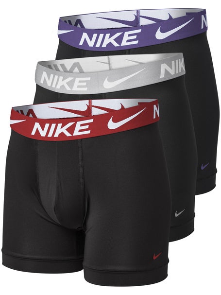 Nike Mens Essential Micro 3-Pack Boxer Brief - Black