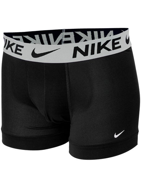Nike Mens Elite Breathe 3-Pack Trunk - Black