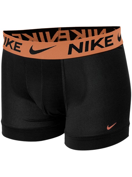 Nike Mens Elite Breathe 3-Pack Trunk - Black