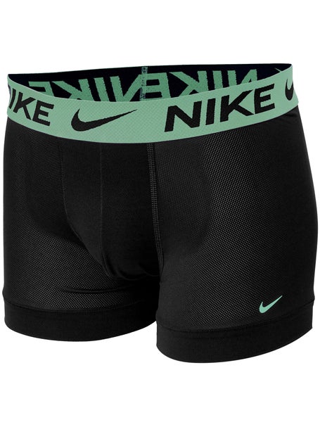 Nike Mens Elite Breathe 3-Pack Trunk - Black