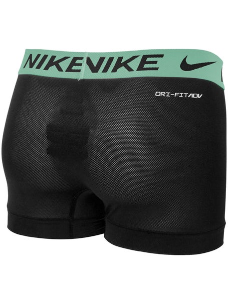 Nike Mens Elite Breathe 3-Pack Trunk - Black